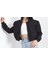Crop Bomber Ceket Siyah 3