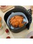 Hava Fritöz Silikon Pot Hava Fritözler Fırın Pişirme Tepsisi Pizza Kızarmış Tavuk Hava Fritöz Aksesuarları Yuvarlak Tava Mat Mavi (Yurt Dışından) 2