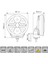 Off-Road Valuefit Blade LED Uzun Far Krom 36W 7" Beyaz Isik 1FJ357198-011 4