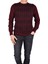 BRG-21174 Bisiklet Yaka Desenli Kazak/bordo/xl 1