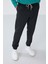 Koyu Gri Yüzeyi Dokulu Standart Fit Erkek Eşofman Alt - 82156 4