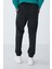 Koyu Gri Yüzeyi Dokulu Standart Fit Erkek Eşofman Alt - 82156 5