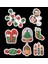 Yılbaşı - Merry Christmas -Yeni Yıl Temalı Sticker Set -16 Parça- 2'li Set Etiket Kağıdı 4