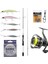 Yekoutdoor Profesyonel Okuma Spin Olta Seti Okuma Helios Sx Spin 2,70CM 15-45 gr 2 Parça Spin Kamışı&dam Quick Dynabraid 4 4000S Fd 3+1bb Olta Makinesi 1