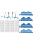 Listar Rx3, Rx5, Rx9, RX10 / Cecotec Conga 1290 1390 1590 Yedek Parçalar Aksesuar Filtre Yan Fırça Paspası Için (Yurt Dışından) 6