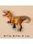 Dinozor Laser Kesimli Kıyafet Yamaları Tasarım Bez Stickerlar Jura Dönemi Tyrannosaurus Rex Dinozor (Yurt Dışından) 5