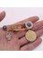 Altın Tarzı Islam Mashallah Dört Kutsal Sureli Hamsa Hand Of Fatima Nazar Boncuklu Çelik Broş Bebek Iğnesi (Yurt Dışından) 2