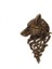 Gümüş Tarzı Goth Güzel Kadınlar Yapış Gömlek Aksesuarı Takı Aksesuarı Viking Bronz Kurt Kafa Rozeti Broş Pin (Yurt Dışından) 3