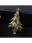 Platin Tarzı Yılbaşı Retro Moda Dekor Aksesuarları Kristal Kadın Noel Ağacı Takı Broşlar Papyon (Yurt Dışından) 1