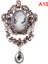 A19 Kadınlar Için Vintage Broşlar ile Kristal Taşlı Kraliçe Güzelliği Cameo Broş - Mücevherat Mağazası (Yurt Dışından) 3