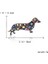No.3 Boyutu Yeni Popüler Baskılı Hayvan Yavrusu Dachshund Broş 6 Stil (Yurt Dışından) 5