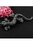 Siyah Stil 1 Bilgisayar Kadın Gömlek Için Lizard Broş Şirin Gümüş Hediye Moda Takı Metal Şirin ve Mine Taşlı Takı Kertenkele Wicca (Yurt Dışından) 1