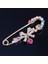Altın Tarzı Hijab Rose Gold Güvenliği Pin Broş Takı Moda Lüks Taşlı Erkek Broşlar Takım Eşarp Korsaj Kazak Yaka (Yurt Dışından) 2