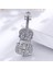 Düğün Misafirleri Için Kişiselleştirilmiş Hediye Violin Broş Bling Kristal Aşk Papyon Broşları Taşlı Broş (Yurt Dışından) 3