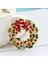 Çok Renkli Stil Kadınlar Için Noel Hediye Takılar Vintage Charm Çelenk Broş Kırmızı Yeşil Taşlar Inci Yapraklar Çiçekler Broş (Yurt Dışından) 4