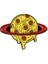 No.1 Boyutu Çizgi Film Pizza Gezegeni Emaye Broş Ufo Evren Pızza Için Barış Için Geldik Eğlenceli Yiyecek Rozetler Kıyafet Dekoratif Pim (Yurt Dışından) 4