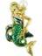 Yeni Okyanus Aşk Seti Şamandıra Emaye Glazeli Denizkızı Broş Kadın Aksesuarları (Yurt Dışından) 1
