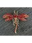 Kadınlar Için Büyük Böcek Broş Takıları Vintage Kristal Vintage Yılan Broş Takıları Elbise Ceket Aksesuarları Şık Mücevherler (Yurt Dışından) 4