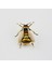Yeşil Stil Kadın Alaşım Sarı Arı Böceği Broş Tatil Hediye Broş Banquet Pins - Email Bumblebee Brooches (Yurt Dışından) 4