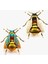 Yeşil Stil Kadın Alaşım Sarı Arı Böceği Broş Tatil Hediye Broş Banquet Pins - Email Bumblebee Brooches (Yurt Dışından) 5