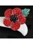 Kırmızı Stil Kırmızı Kristal Çiçek Broş Poppy Vintage Rozet Takı Yeni Heromiki (Yurt Dışından) 1