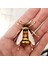 Yeşil Stil Vintage Abartılı Emaye Bumblebee Erkek ve Kadın Böcek Broş Çifti Butonyer Tatil Hediyesi (Yurt Dışından) 5