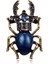Cerambycidae Moda Mineli Böcek Rozeti Boyama Taşlı Broş Insekt, Vahşi, Alaşım Renkli, Göğüslük (Yurt Dışından) 2