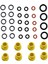 2 Set O-Ring For Hose Nozzle O-Ring Seal 2.640-729.0 Rubber O-Ring Pressure Washer For K2 K4 K5 K6 K7 B (Yurt Dışından) 3