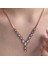 Elmas Montür Zirkon Taşlı Rose Gold Kaplama Su Yolu Gümüş Set 3