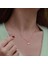Yaprak Figürlü Zirkon Taşlı Mine Işli Rose Gold Kaplama Takım 3
