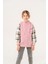 Kız Çocuk Ekose Garnili Üç Iplik Sweatshirt GG4529 1