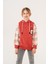 Kız Çocuk Ekose Garnili Üç Iplik Sweatshirt GG4529 1