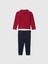 Bebek Kırmızı Fitilli Balıkçı Yaka Outfit Set 1