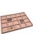 Yerli Üretim Süet Kumaş Pembe Renkli 34/24 cm 20 Bölmeli Çekmece Içi Takı Standı 3