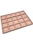 Yerli Üretim Süet Kumaş Pembe Renkli 34/24 cm 20 Bölmeli Çekmece Içi Takı Standı 5