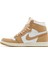 Air Jordan 1 Mıd Leather Sneaker Deri Bilekli Günlük Spor Ayakkabı Taba 3
