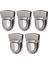 5pcs Tokal Cüzdanlar Için Metal Toka Kilidi Argent (Yurt Dışından) 2