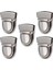 5pcs Tokal Cüzdanlar Için Metal Toka Kilidi Argent (Yurt Dışından) 3