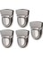 5pcs Tokal Cüzdanlar Için Metal Toka Kilidi Argent (Yurt Dışından) 5