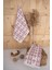 %100 Pamuk Ikili 40X66 cm Desenli Nakışlı Hediyelik Havlu Seti Baveno 2