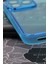 Apple iPhone 13 Pro Max Uyumlu Mavi Kenarlı Renkli Yarı Şeffaf Kapak Kılıf Kamera Lens Korumalı 4