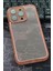 Apple iPhone 14 Pro Uyumlu Pembe Kenarlı Renkli Yarı Şeffaf Kapak Kılıf Kamera Lens Korumalı 1