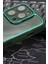 Apple iPhone 14 Pro Uyumlu Yeşil Kenarlı Renkli Yarı Şeffaf Kapak Kılıf Kamera Lens Korumalı 3