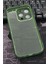 Apple iPhone 14 Pro Uyumlu Yeşil Kenarlı Renkli Yarı Şeffaf Kapak Kılıf Kamera Lens Korumalı 5