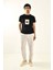 Bebe Mavisi Işleme Detaylı Bisiklet Yaka T-Shirt 3