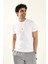 Papatya Nakış Detaylı Bisiklet Yaka T Shirt 1