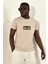 Çiçekli Örgü Detay Bisiklet Yaka Tshirt 1