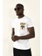 Örgülü Cep Detay Bisiklet Yaka T-Shirt 4