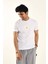Papatya Nakış Detaylı Bisiklet Yaka T Shirt 3