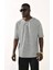 Bağcıklı Yaka Detaylı Oversize Tshirt 1